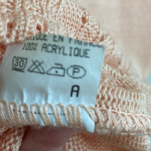 Peach-Colored knitted sweater - Picture 5 of 5